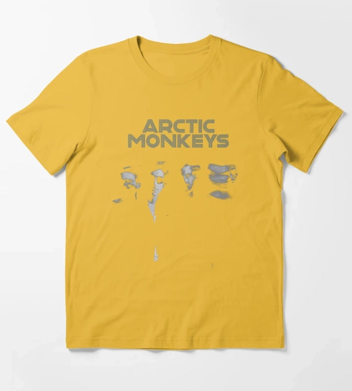 arctic monkeys merch T-Shirt Yellow
