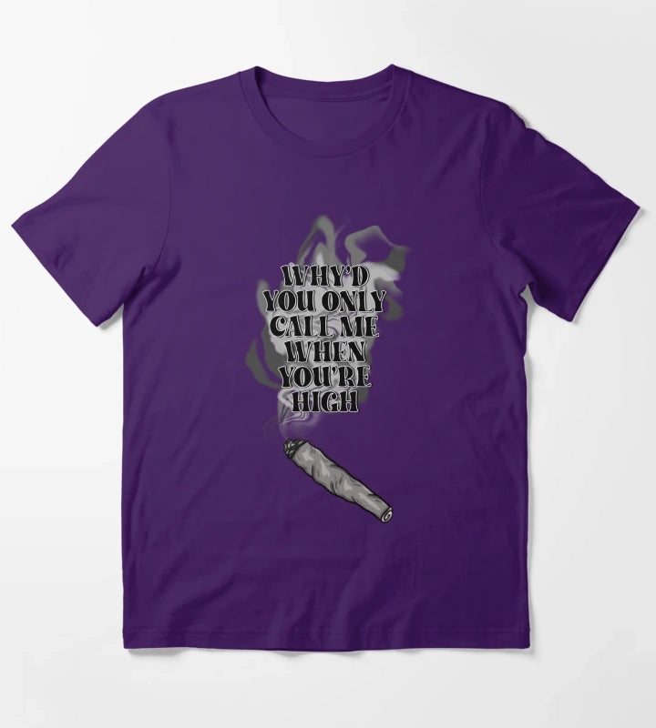 arctic monkeys whyd you only call me T-Shirt Purple