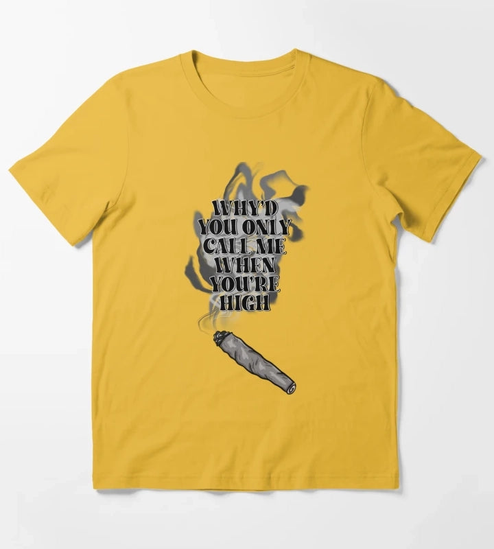 arctic monkeys whyd you only call me T-Shirt Yellow