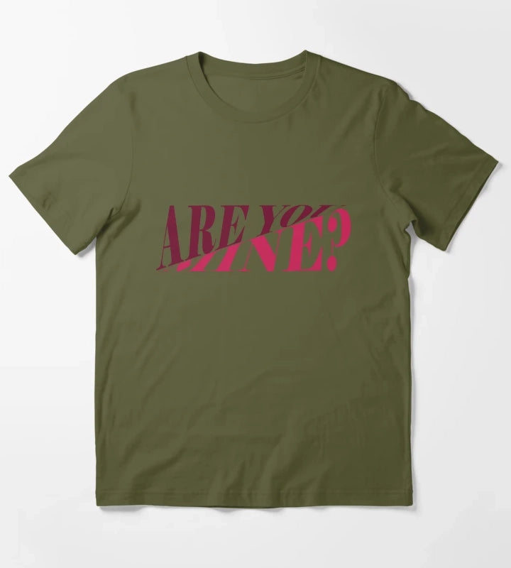 are you mine arctic monkeys sticker T-Shirt Olive Green