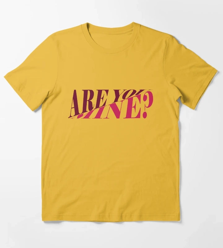 are you mine arctic monkeys sticker T-Shirt Yellow