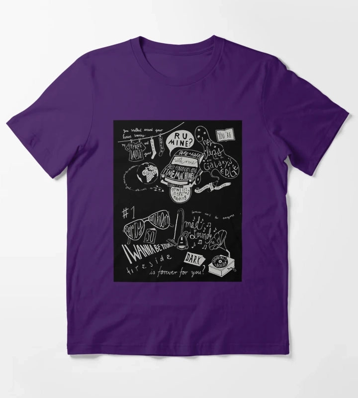 artic monkeysartic monkeypunkmusicbritpop T-Shirt Purple