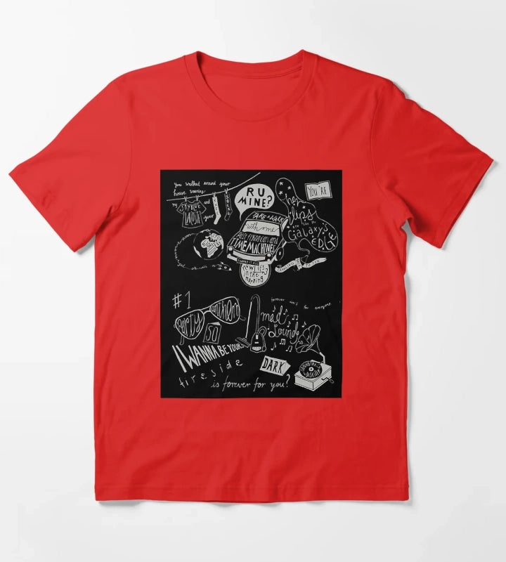 artic monkeysartic monkeypunkmusicbritpop T-Shirt Red