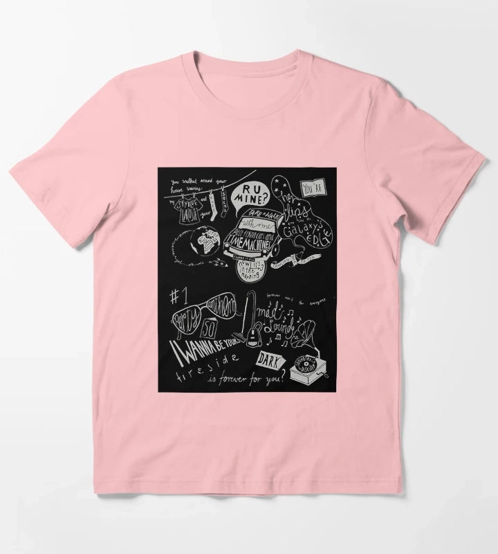 artic monkeysartic monkeypunkmusicbritpop T-Shirt Dark Grey