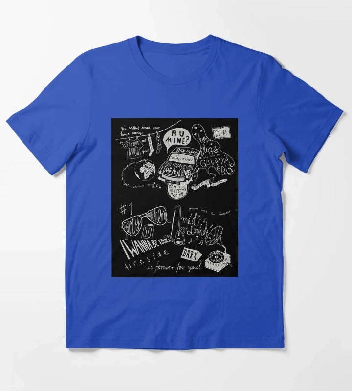 artic monkeysartic monkeypunkmusicbritpop T-Shirt Blue