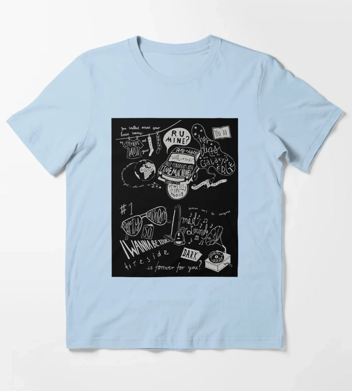 artic monkeysartic monkeypunkmusicbritpop T-Shirt Sky Blue