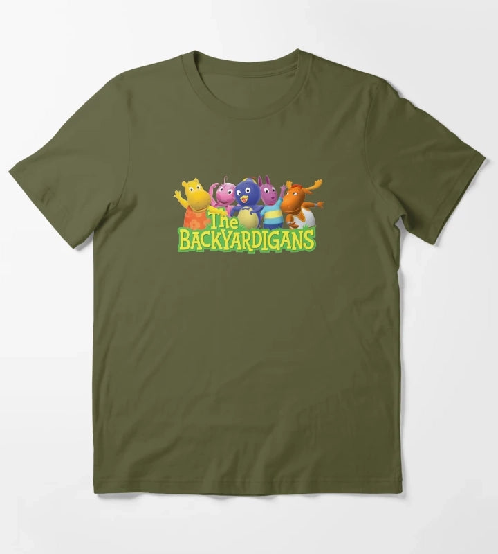 backyardigans funny T-Shirt Olive Green