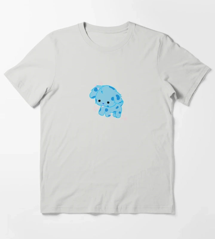blue T-Shirt Light Grey