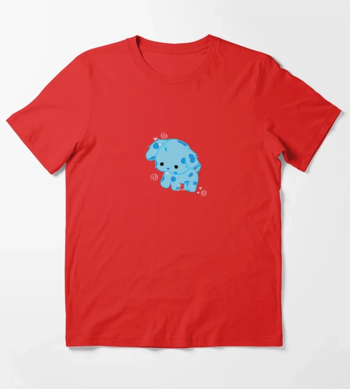 blue T-Shirt Red