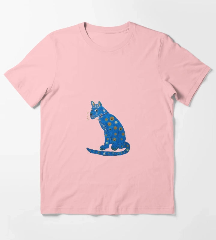 blue cat T-Shirt Dark Grey