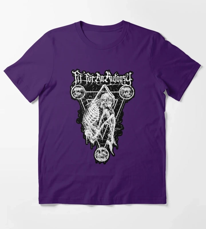 burried triangle T-Shirt Purple