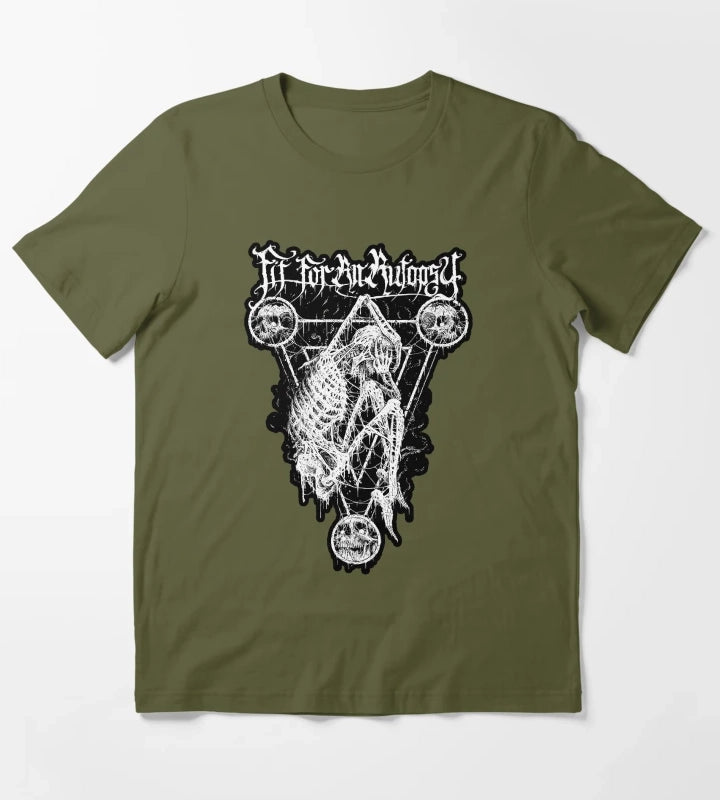 burried triangle T-Shirt Olive Green