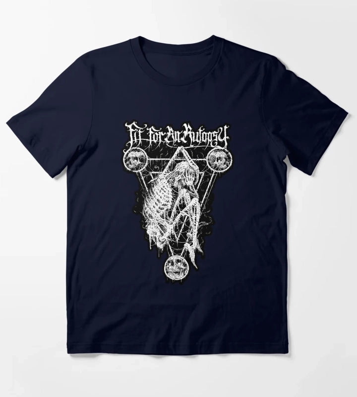 burried triangle T-Shirt Navy