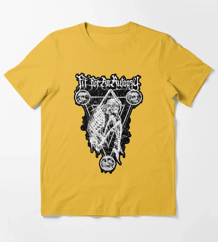 burried triangle T-Shirt Yellow