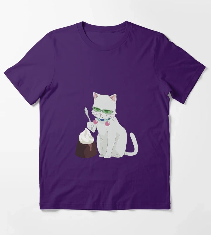 cat saiki feat coffee jelly T-Shirt Purple