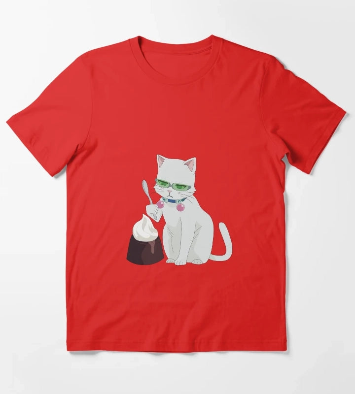 cat saiki feat coffee jelly T-Shirt Red