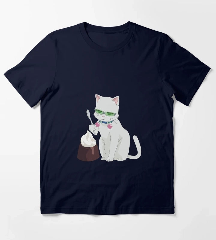 cat saiki feat coffee jelly T-Shirt Navy