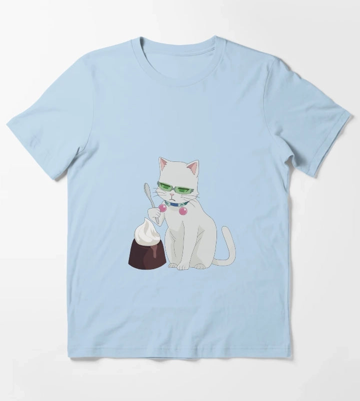 cat saiki feat coffee jelly T-Shirt Sky Blue