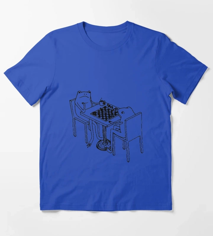 chess match T-Shirt Blue
