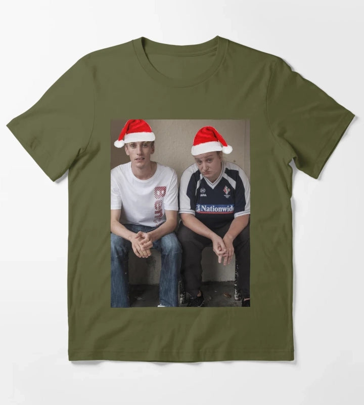 christmas with kerry and kurtan T-Shirt Olive Green