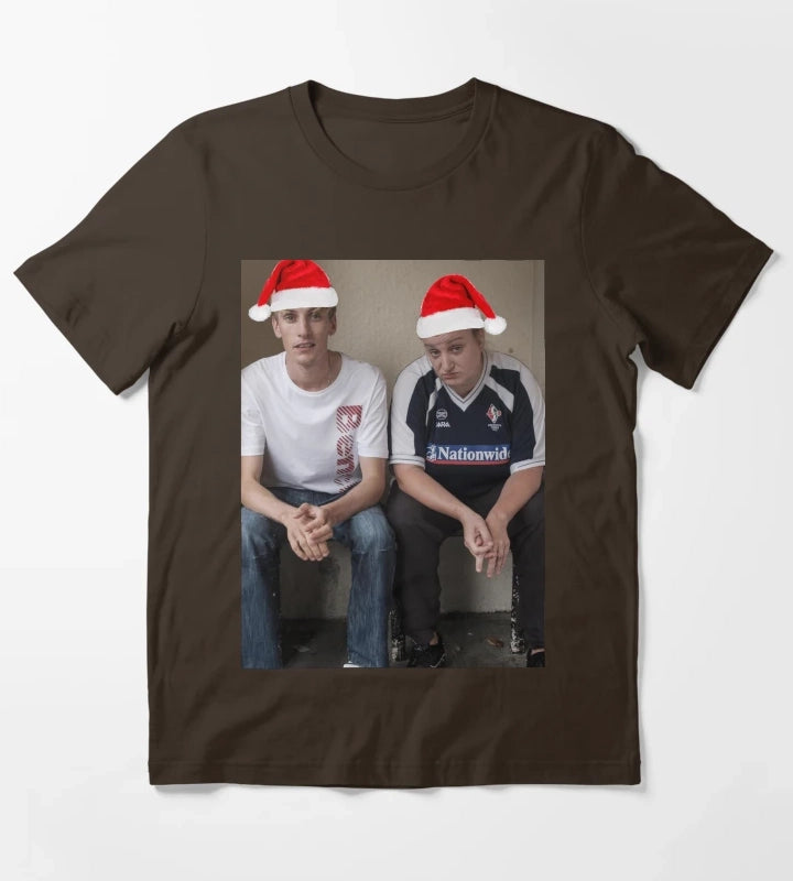 christmas with kerry and kurtan T-Shirt Brown