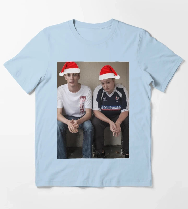 christmas with kerry and kurtan T-Shirt Sky Blue