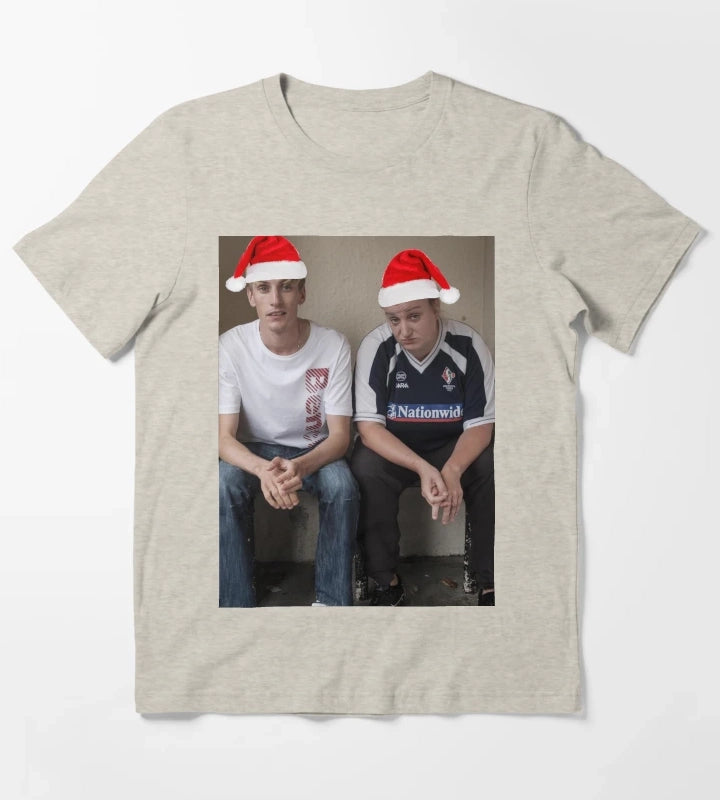 christmas with kerry and kurtan T-Shirt Cream