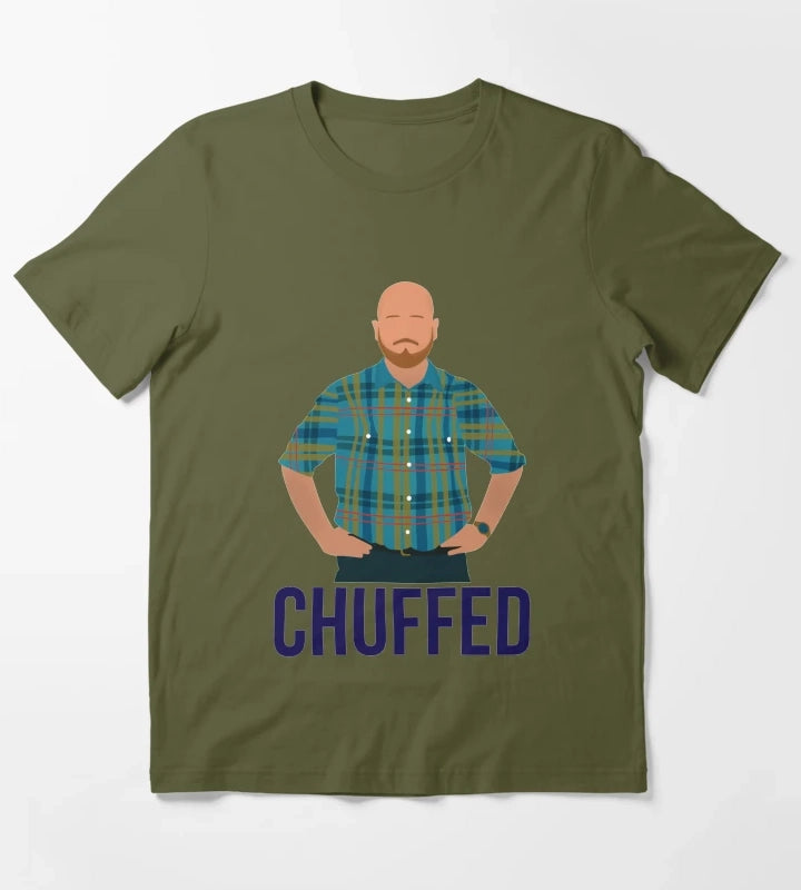 chuffed T-Shirt Olive Green