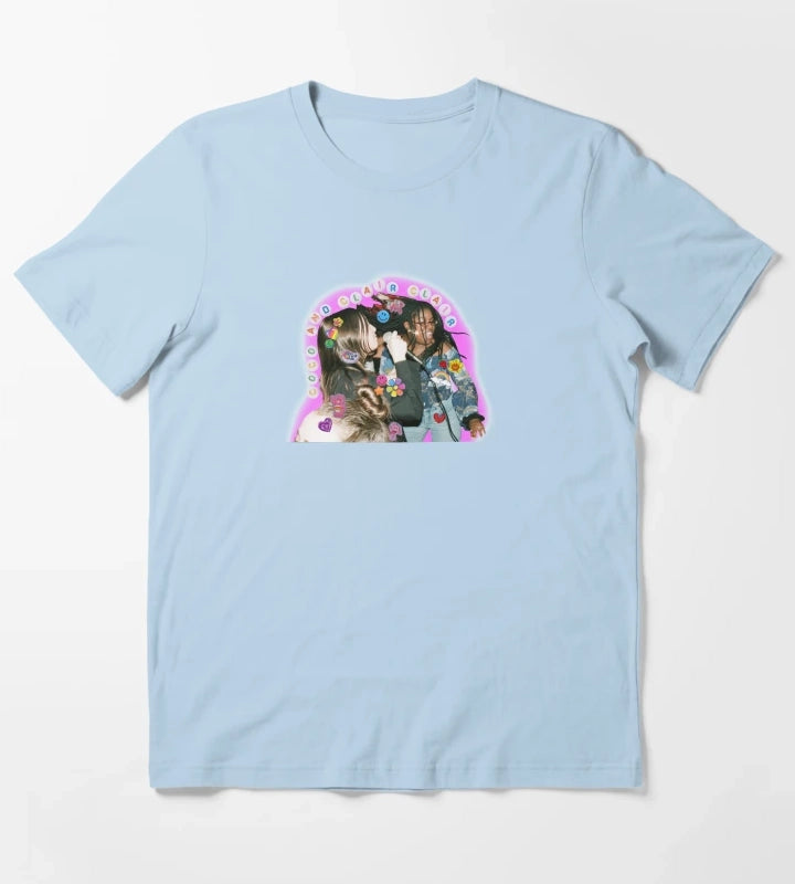 coco and clair clair T-Shirt Sky Blue