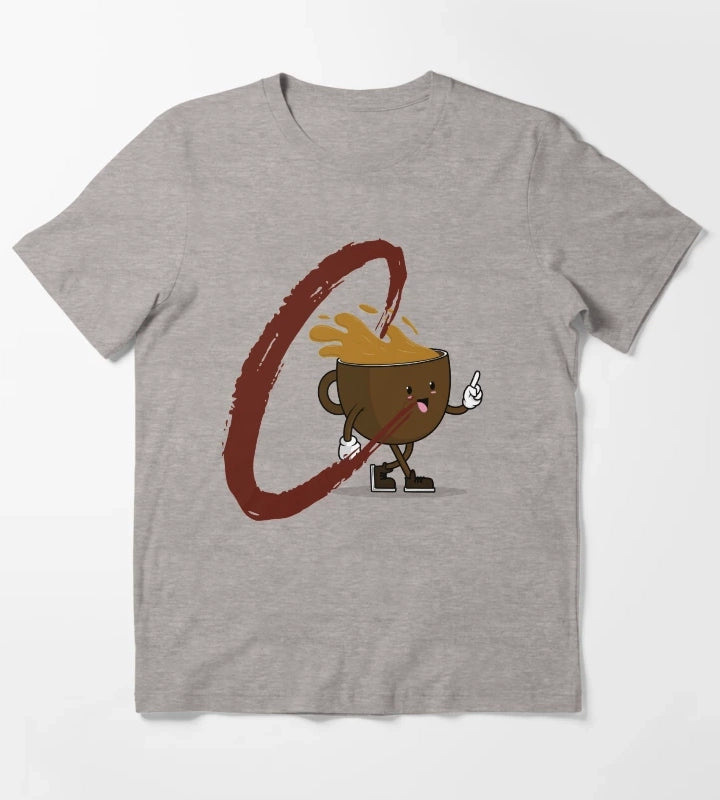 coffee alphabet series C T-Shirt Heather Grey