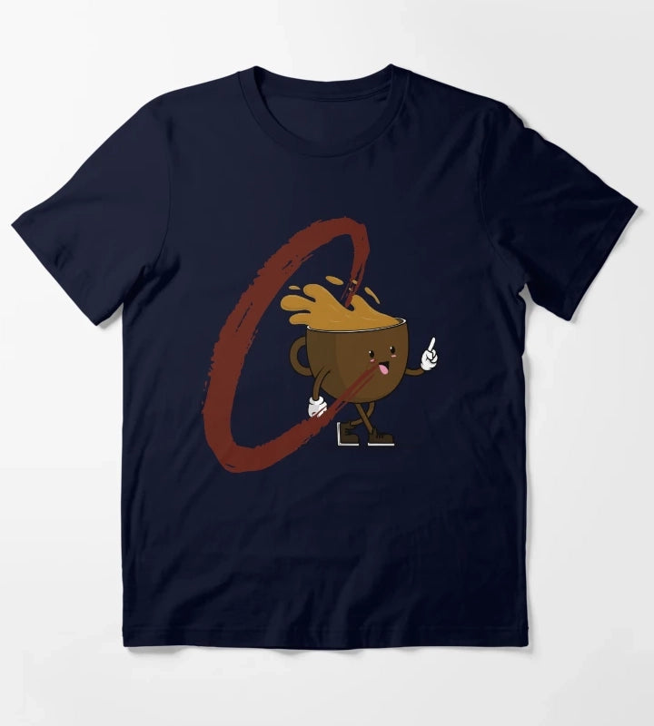 coffee alphabet series C T-Shirt Navy