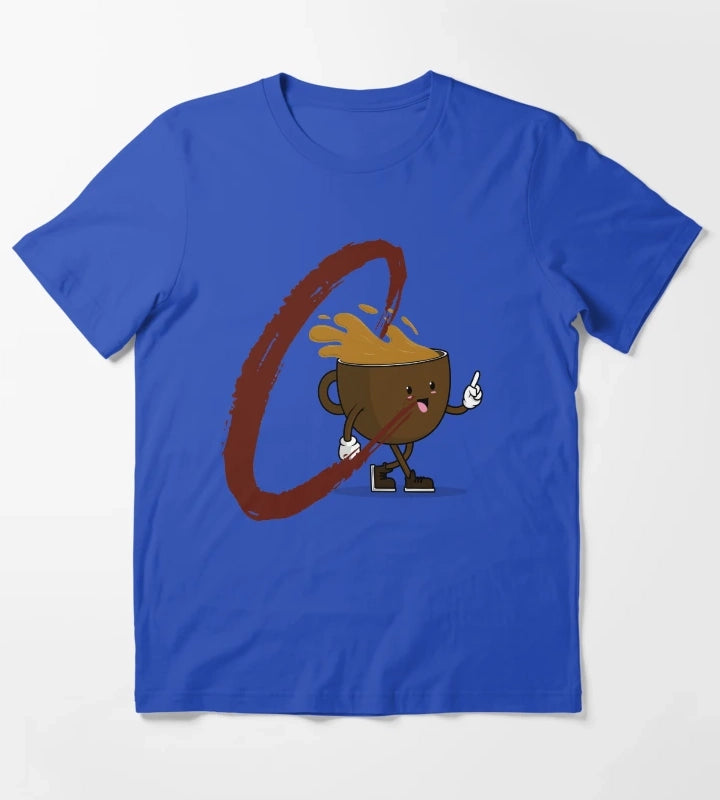 coffee alphabet series C T-Shirt Blue
