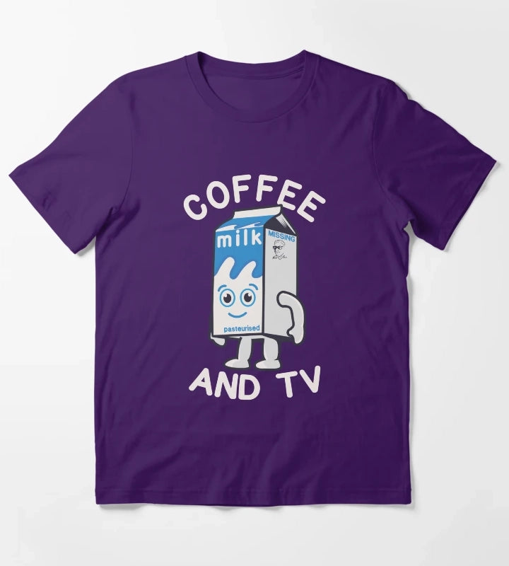 coffee and tv T-Shirt Purple