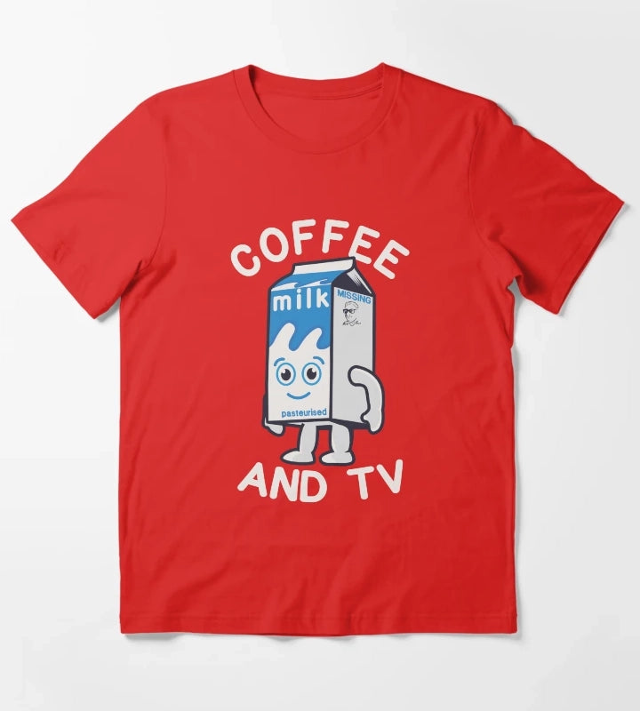 coffee and tv T-Shirt Red