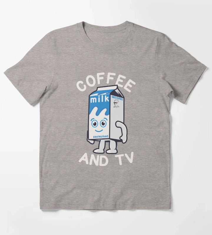 coffee and tv T-Shirt Heather Grey