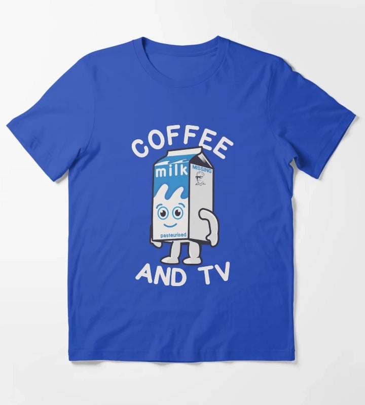 coffee and tv T-Shirt Blue