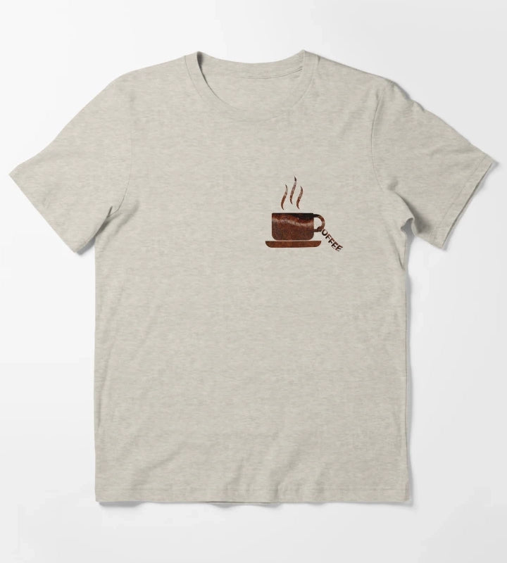 coffee cup T-Shirt Cream