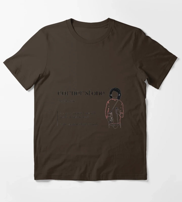 cornerstone definition T-Shirt Brown