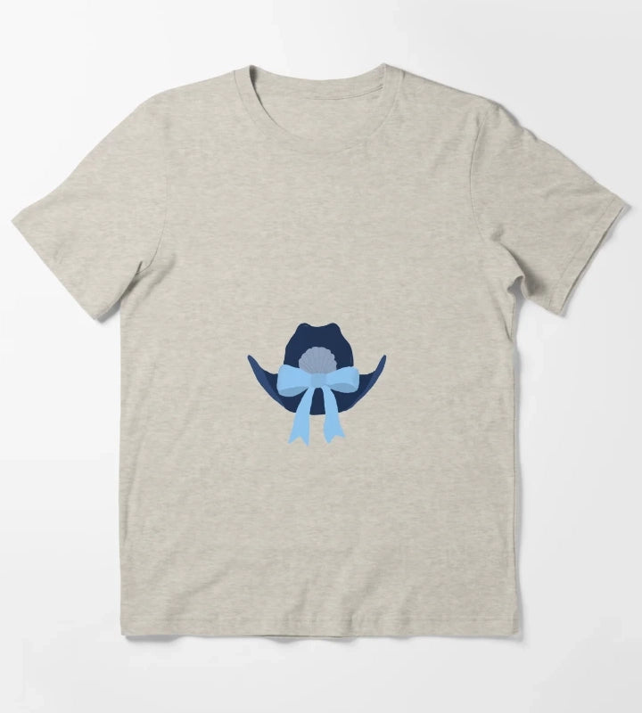 costal cowgirl hat costal cowgirl sticker T-Shirt Cream