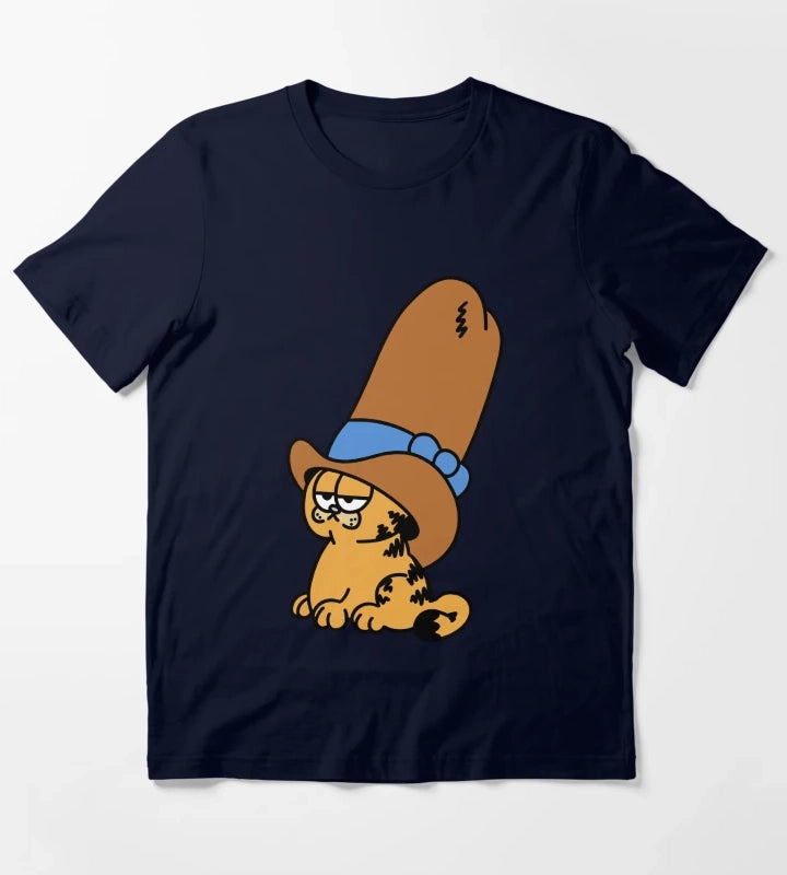 cowboy garfield yeehaw T-Shirt Navy