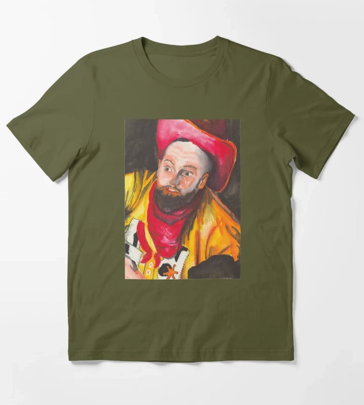 cowdoy but closer Premium T-Shirt Olive Green