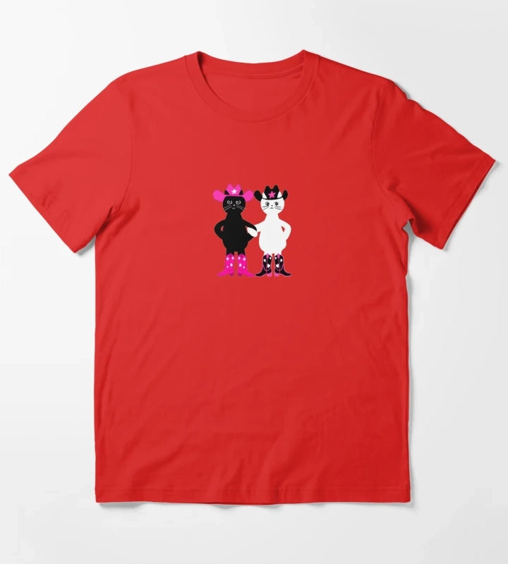 cowgirl kitties T-Shirt Red