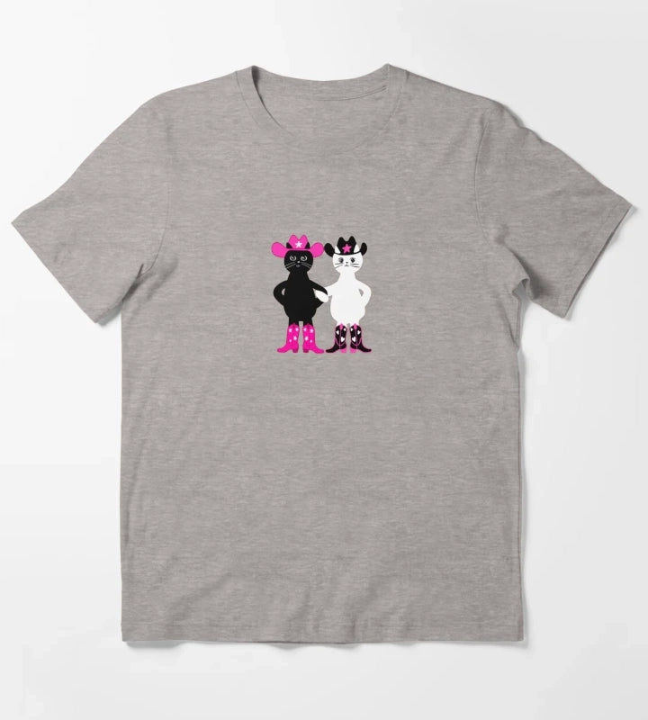 cowgirl kitties T-Shirt Heather Grey