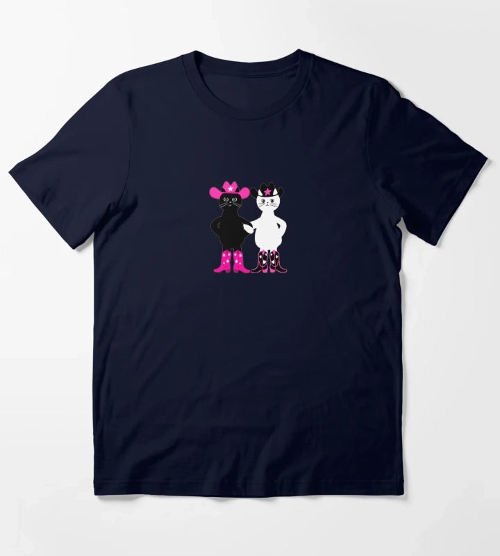 cowgirl kitties T-Shirt Navy