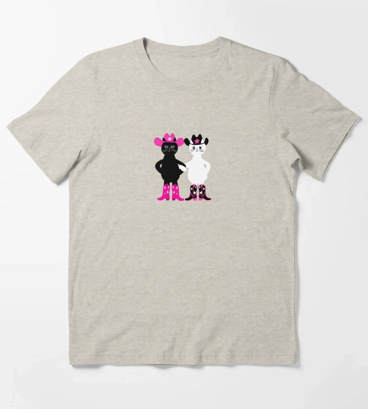 cowgirl kitties T-Shirt Cream