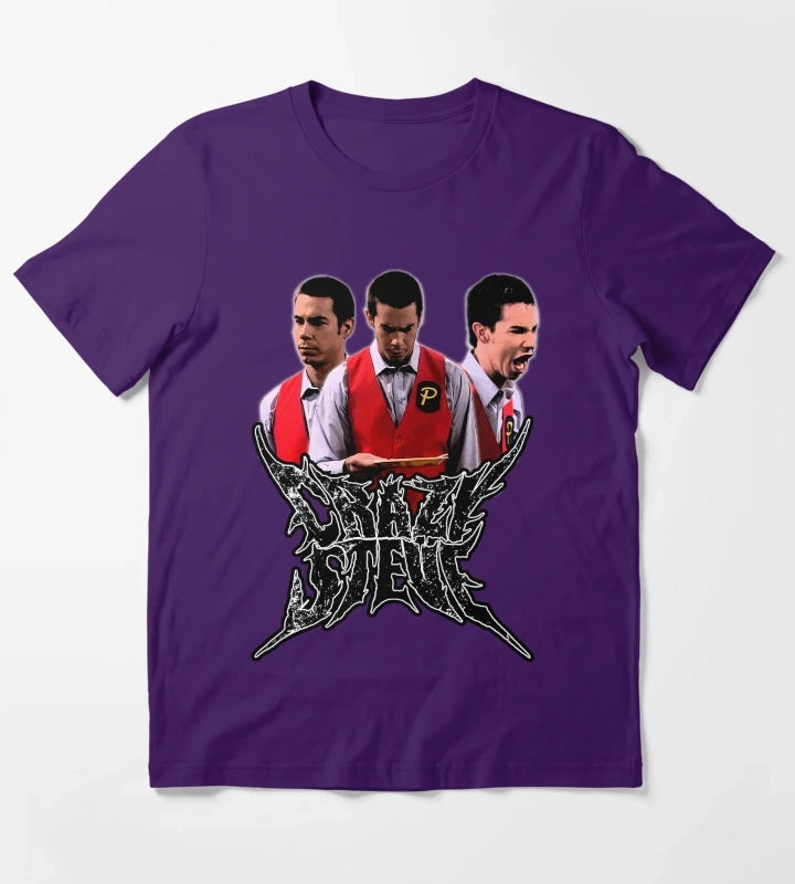 crazy steve T-Shirt Purple