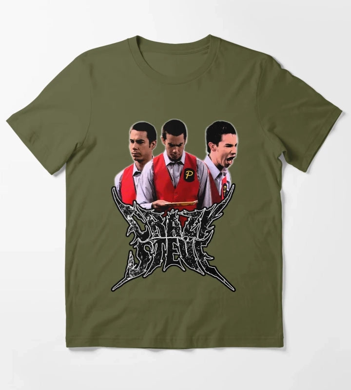 crazy steve T-Shirt Olive Green