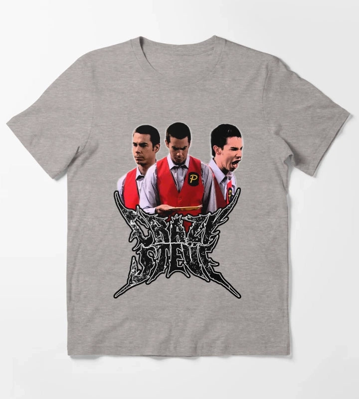 crazy steve T-Shirt Heather Grey