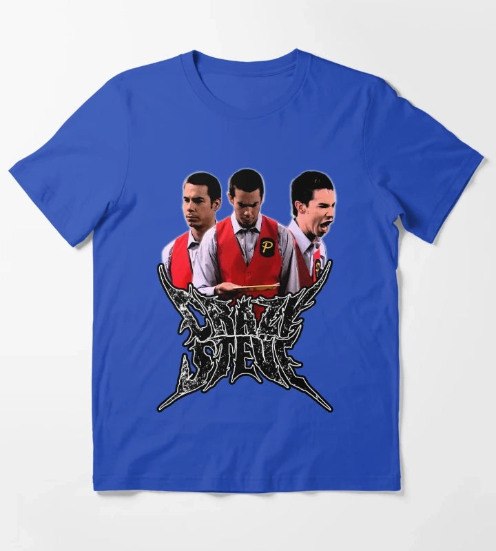 crazy steve T-Shirt Blue