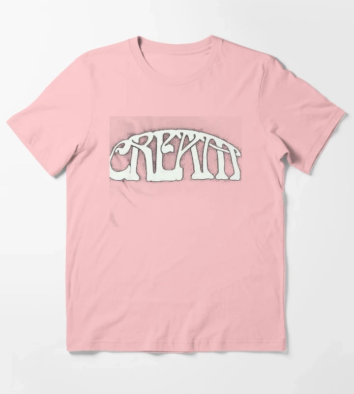 cream band simple T-Shirt Dark Grey